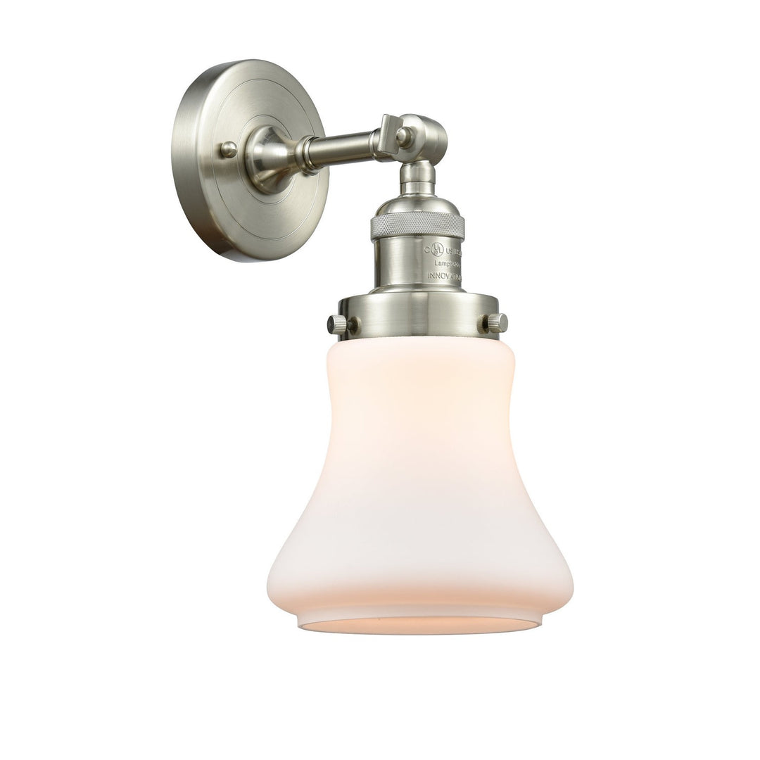 Innovations Franklin Restoration 203-SN-G191-LED Wall Sconce Light - Brushed Satin Nickel