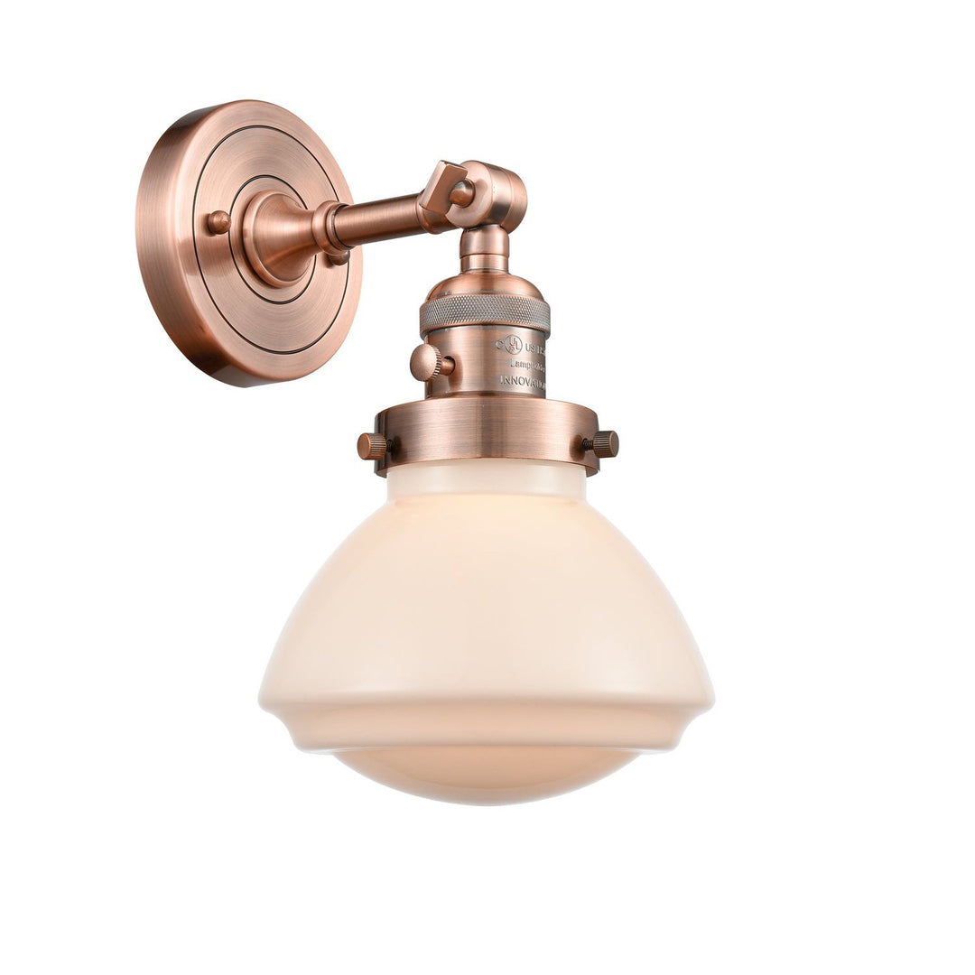 Innovations Franklin Restoration 203SW-AC-G321 Wall Sconce Light - Antique Copper
