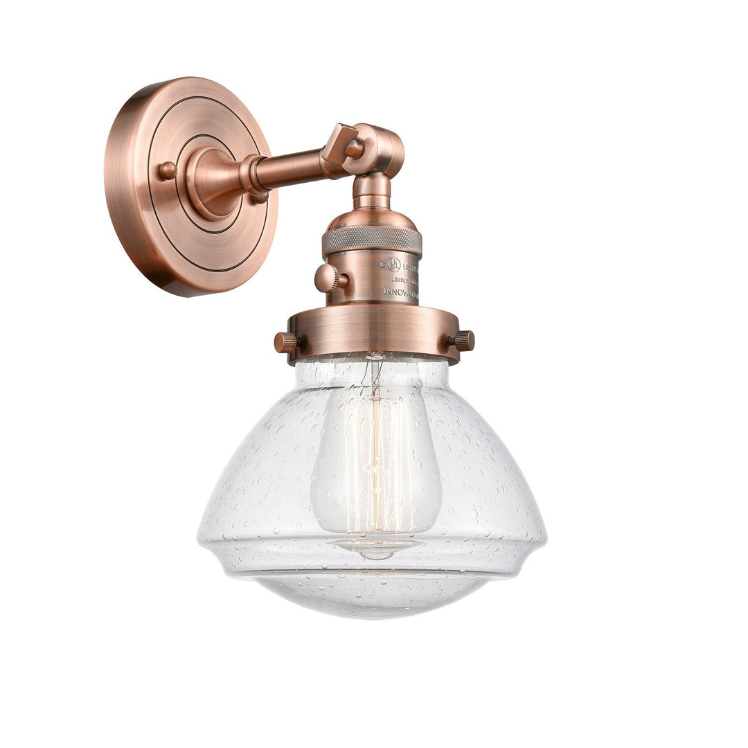 Innovations Franklin Restoration 203SW-AC-G324 Wall Sconce Light - Antique Copper