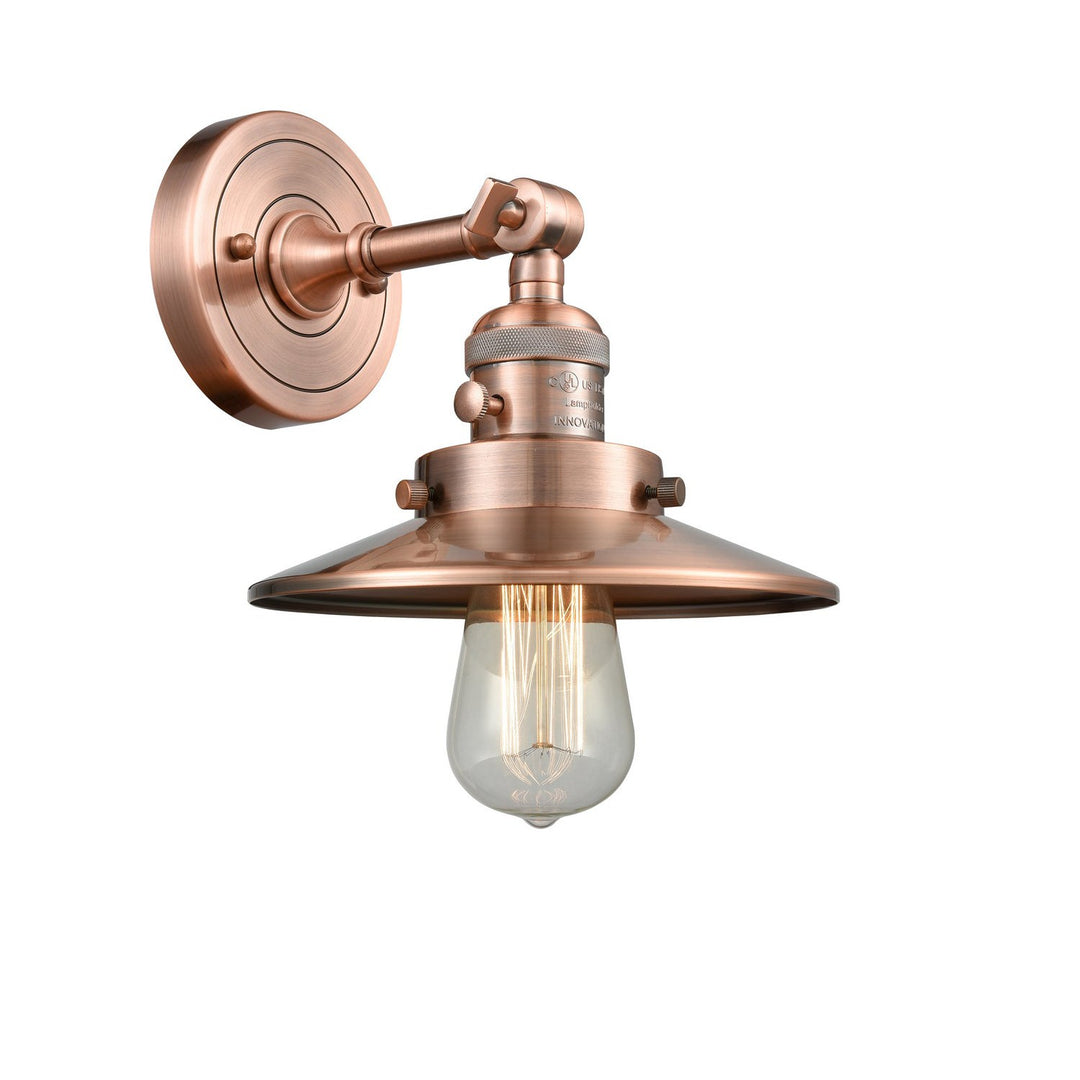 Innovations Franklin Restoration 203SW-AC-M3 Wall Sconce Light - Antique Copper
