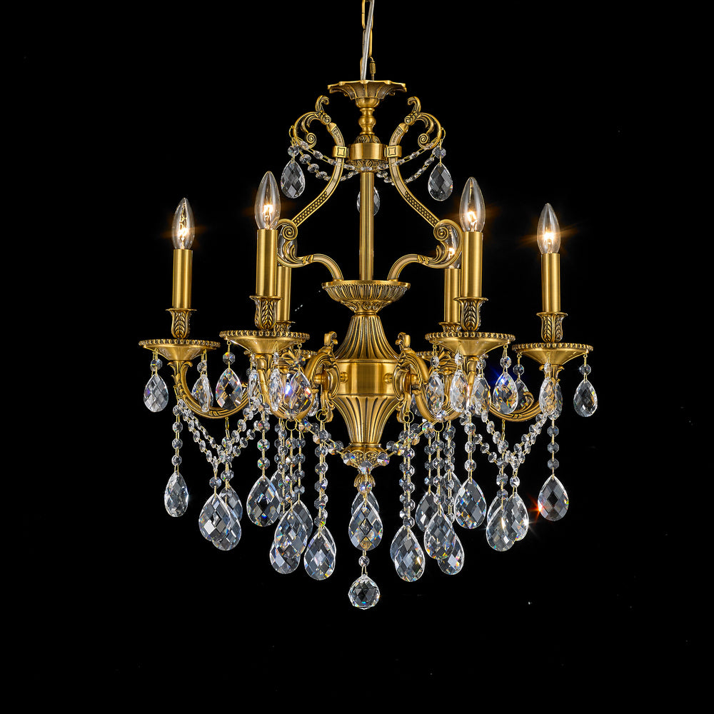 StarFire Imperial 5106AB Chandelier Light - Antique Brass