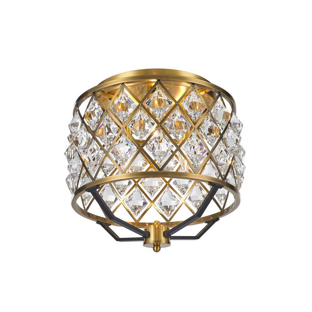 StarFire Apollo 6714BB Ceiling Light - Antique Brass and Black