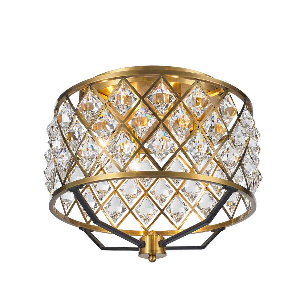 StarFire Apollo 6716BB Ceiling Light - Antique Brass and Black