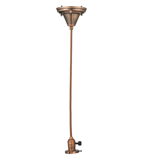 Meyda Tiffany Victorian Mission Arts & Crafts 101599 Pendant Light - Burnished Copper