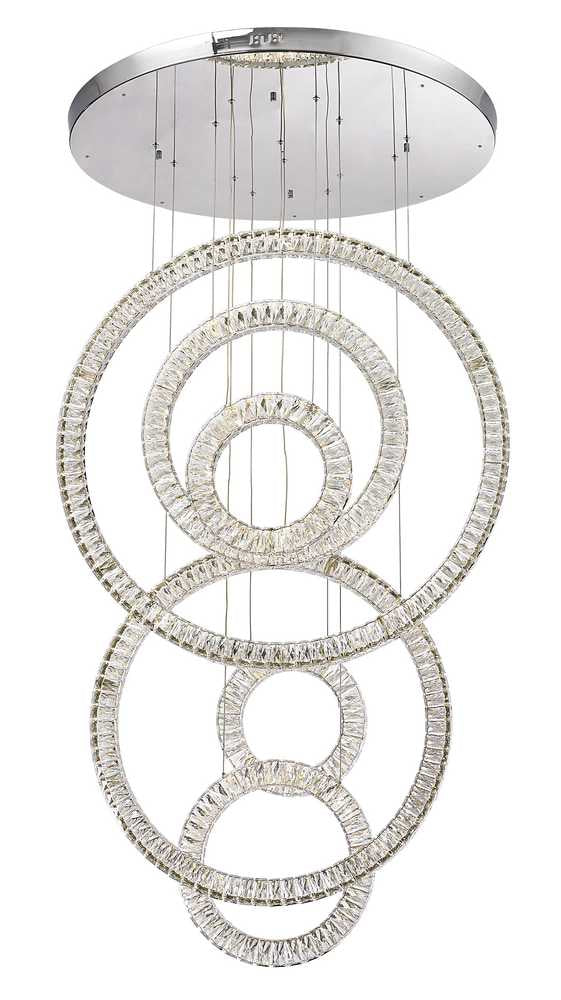 StarFire LED LD1534CH Chandelier Light - Chrome