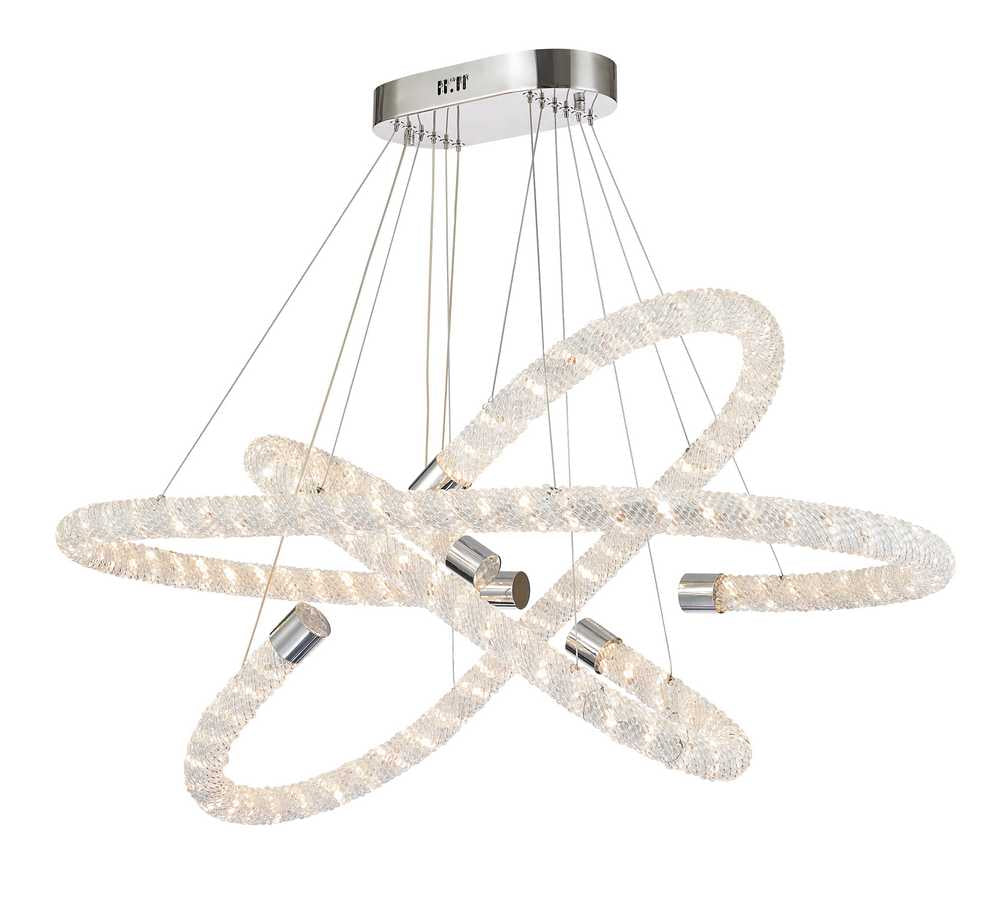 StarFire LED LD3030CH Chandelier Light - Chrome