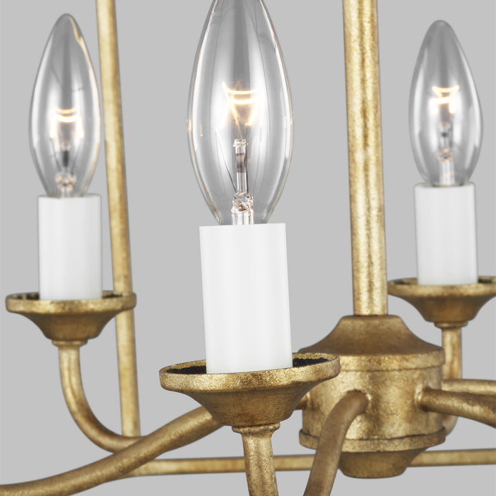 Visual Comfort Studio Bantry House AC1046ADB Chandelier Light - Antique Gild