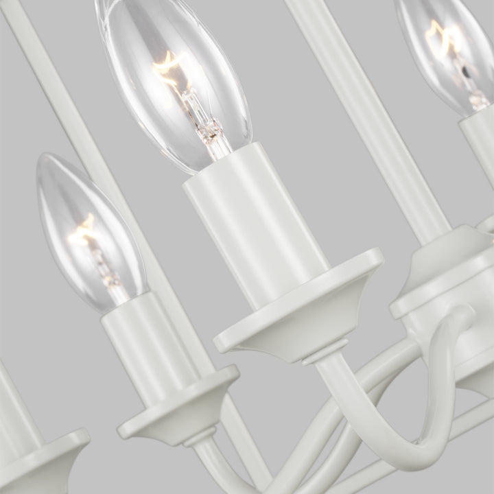 Visual Comfort Studio Bantry House AC1046GCM Chandelier Light - Gloss Cream