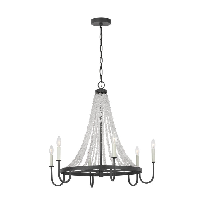 Visual Comfort Studio Leon AC1066DWZ Chandelier Light - Dark Weathered Zinc