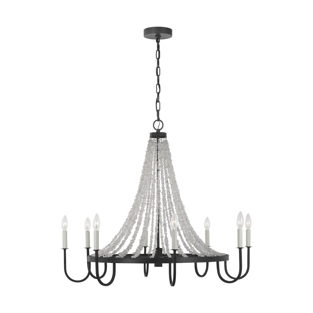 Visual Comfort Studio Leon AC1078DWZ Chandelier Light - Dark Weathered Zinc