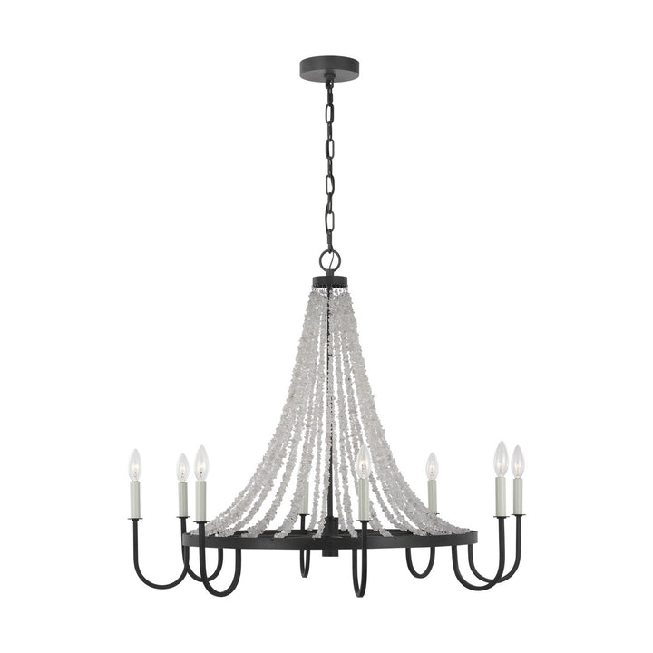 Visual Comfort Studio Leon AC1078DWZ Chandelier Light - Dark Weathered Zinc