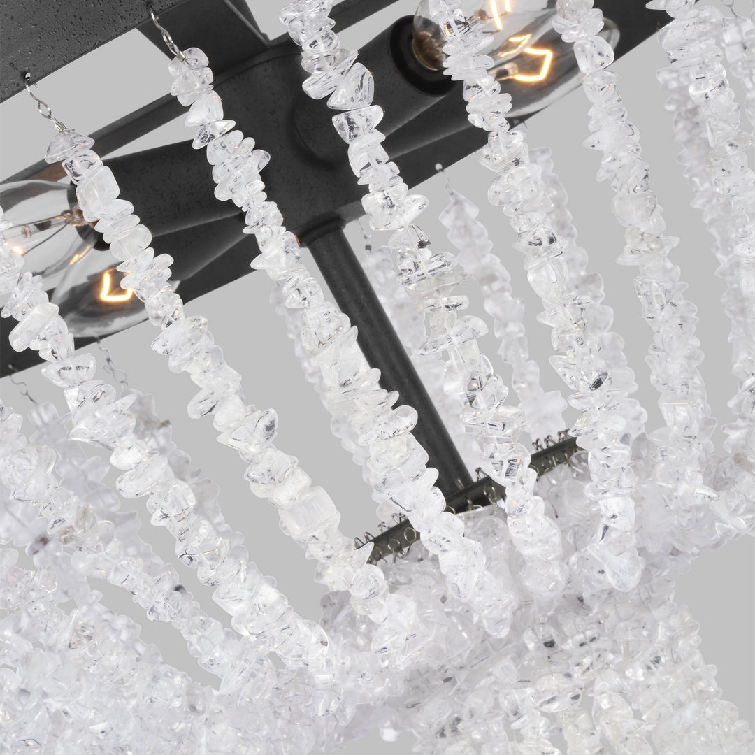 Visual Comfort Studio Leon AF1164DWZ Ceiling Light - Dark Weathered Zinc