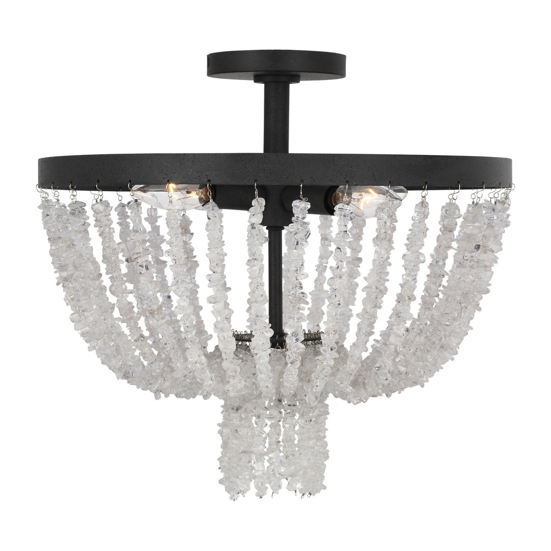 Visual Comfort Studio Leon AF1164DWZ Ceiling Light - Dark Weathered Zinc