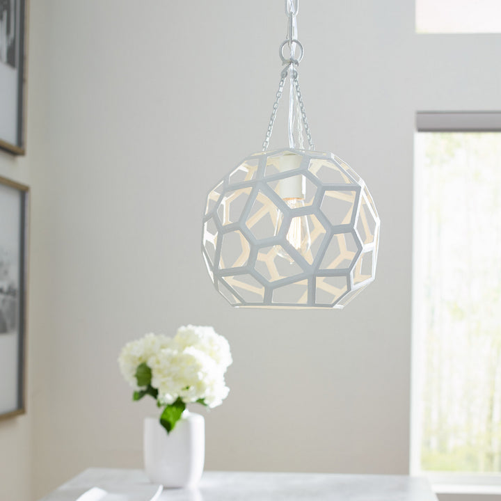 Visual Comfort Studio Feccetta AP1051PMW Pendant Light - Paper Mache White