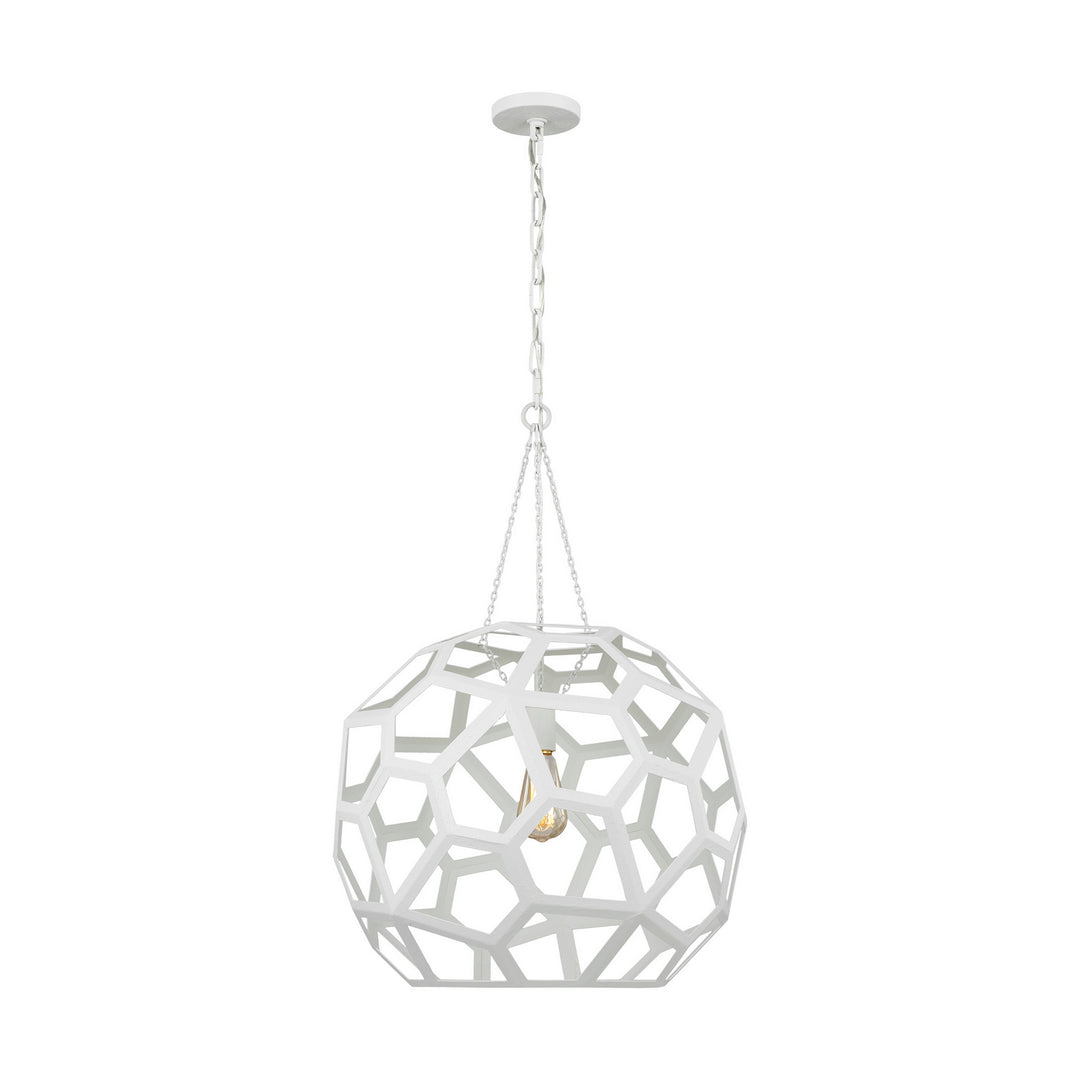 Visual Comfort Studio Feccetta AP1071PMW Pendant Light - Paper Mache White