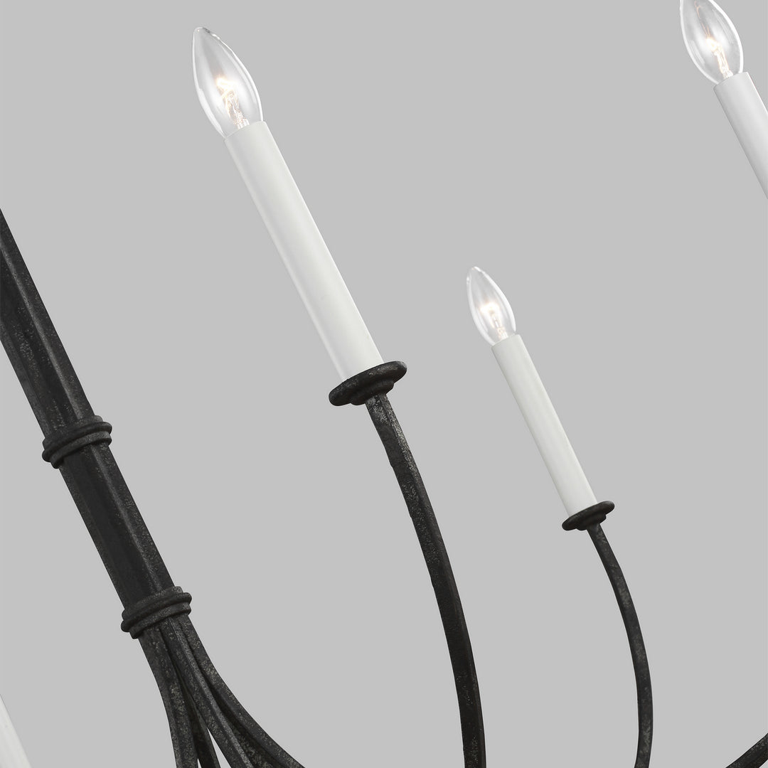 Visual Comfort Studio Champlain CC1156IO Chandelier Light - Iron Oxide