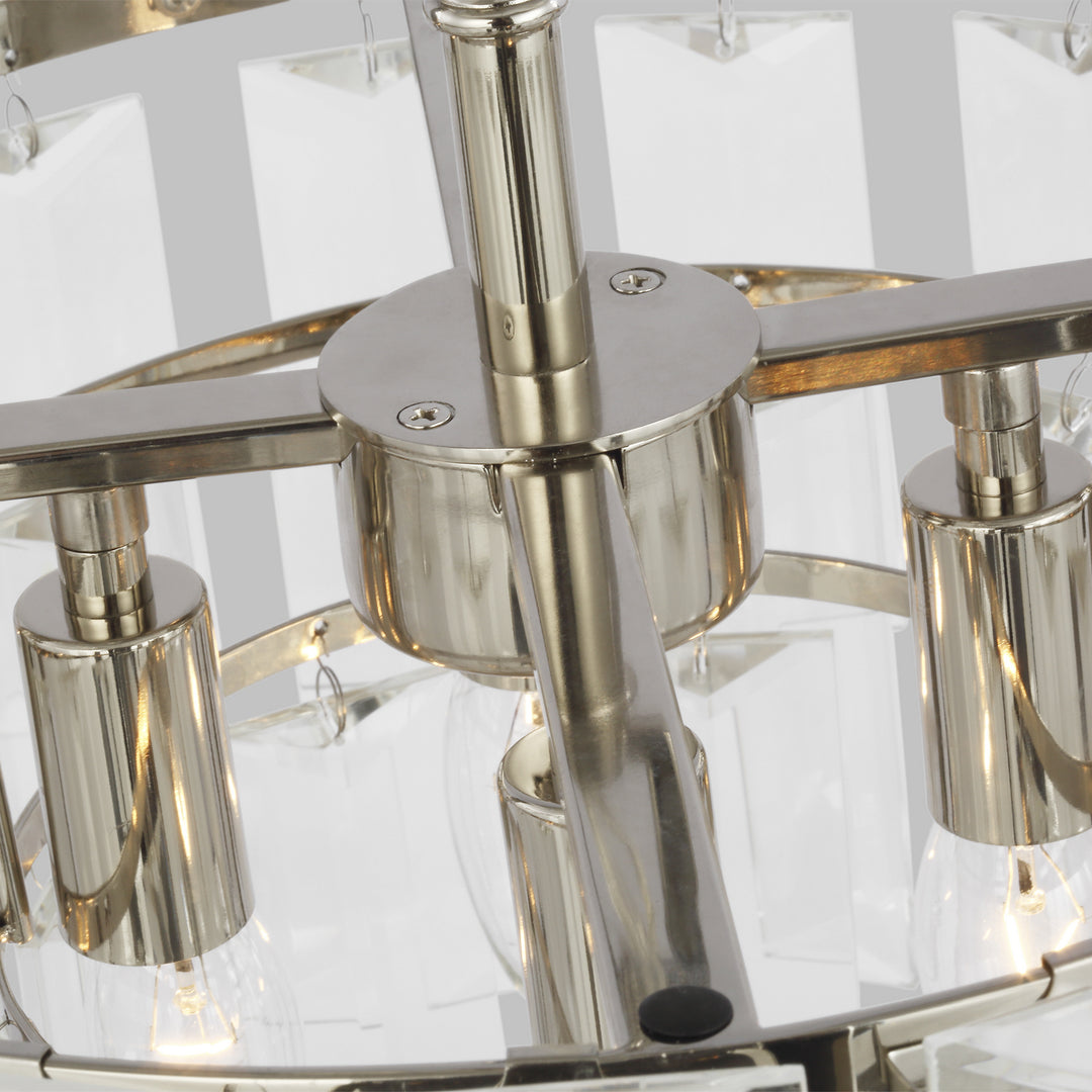 Visual Comfort Studio Arden CC1254PN Chandelier Light - Polished Nickel