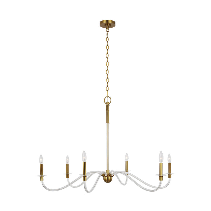 Visual Comfort Studio Hanover CC1326BBS Chandelier Light - Burnished Brass