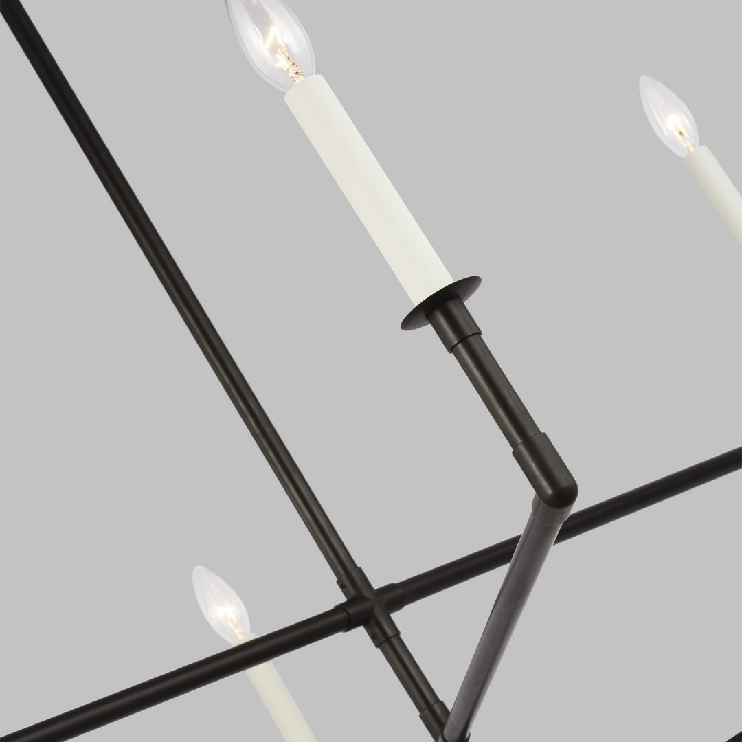 Visual Comfort Studio Bayview CC1356AI Chandelier Light - Aged Iron