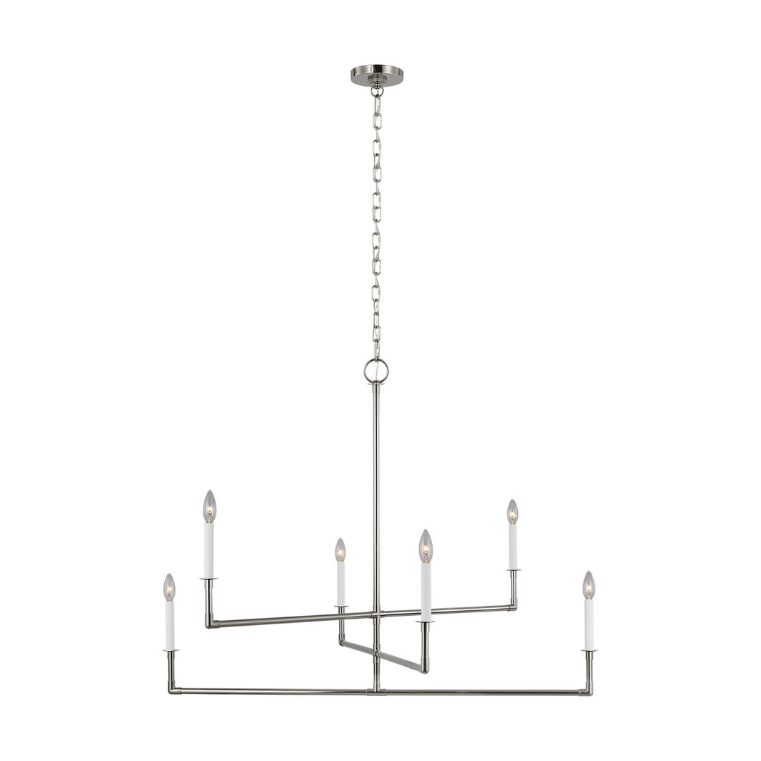 Visual Comfort Studio Bayview CC1356PN Chandelier Light - Polished Nickel