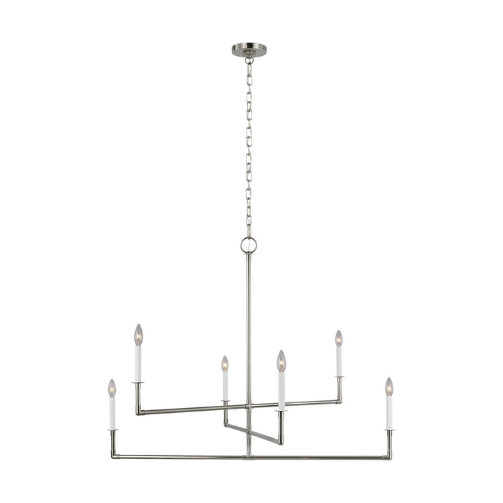 Visual Comfort Studio Bayview CC1356PN Chandelier Light - Polished Nickel