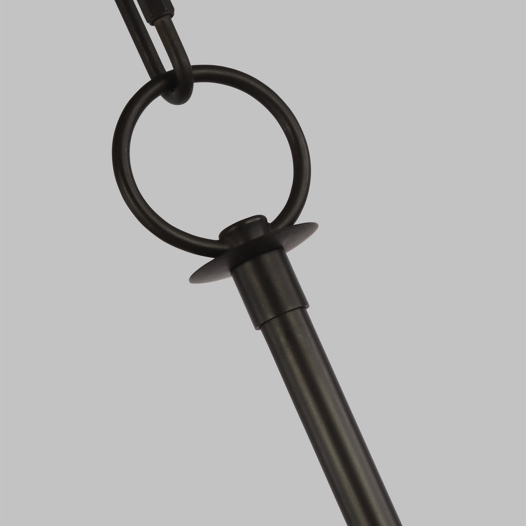 Visual Comfort Studio Bayview CC1368AI Pendant Light - Aged Iron