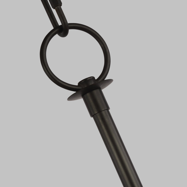 Visual Comfort Studio Bayview CC1368AI Pendant Light - Aged Iron