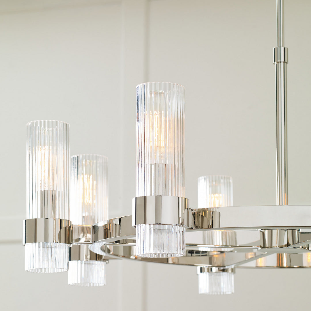 Visual Comfort Studio Geneva CC1378PN Chandelier Light - Polished Nickel