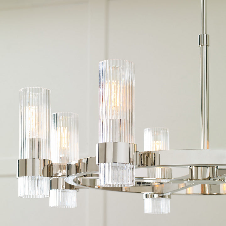 Visual Comfort Studio Geneva CC1378PN Chandelier Light - Polished Nickel