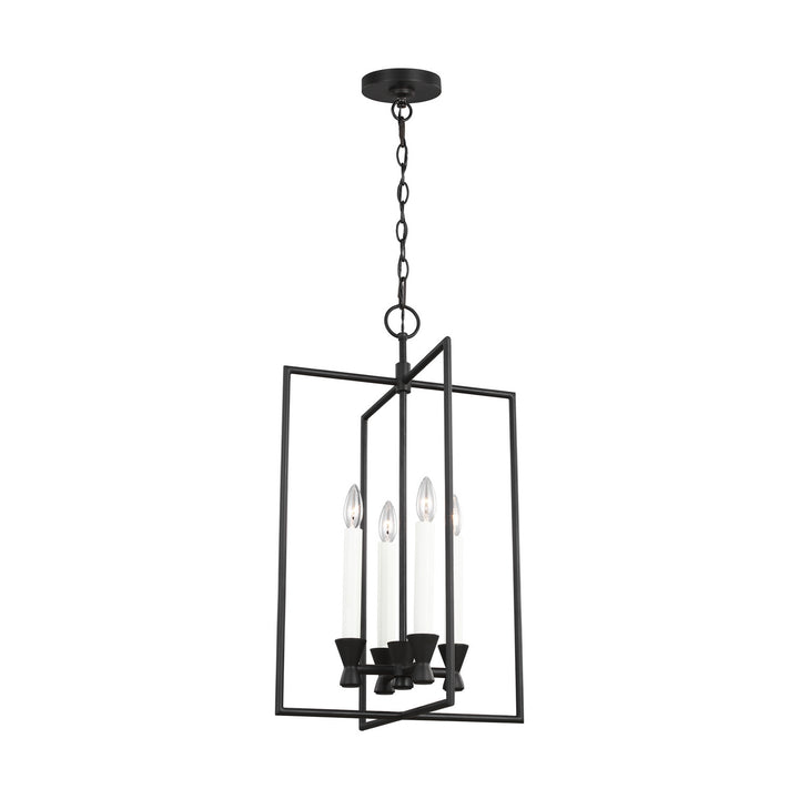 Visual Comfort Studio Keystone CC1394AI Pendant Light - Aged Iron