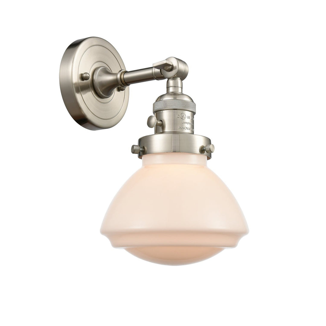 Innovations Franklin Restoration 203SW-SN-G321 Wall Sconce Light - Brushed Satin Nickel
