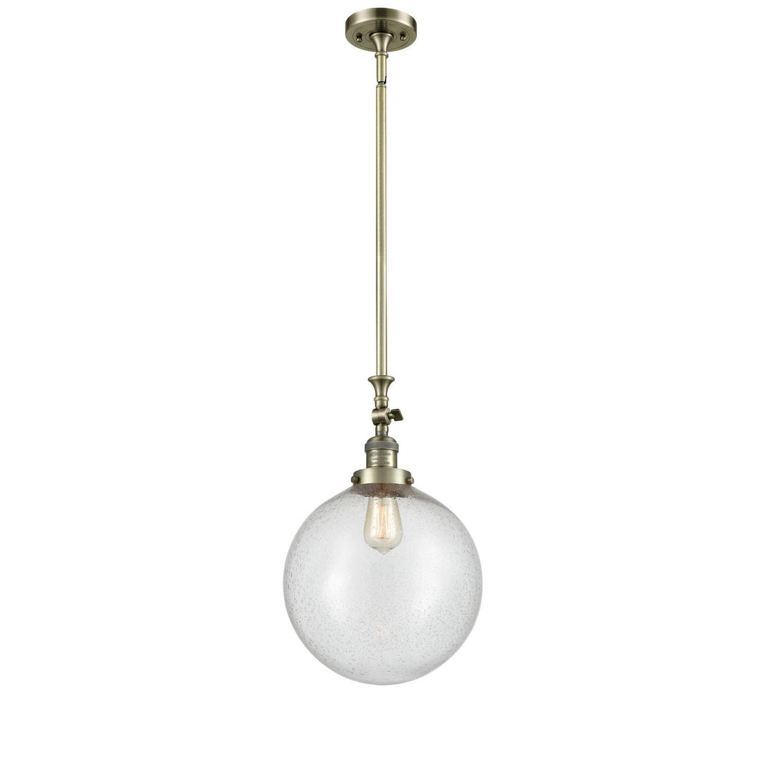Innovations Franklin Restoration 206-AB-G204-12 Pendant Light - Antique Brass