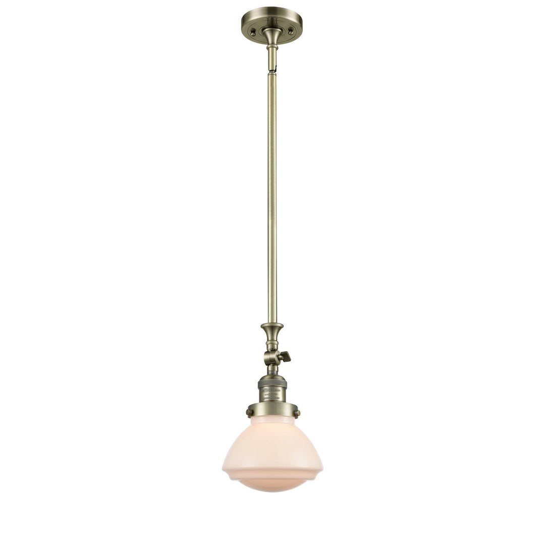 Innovations Franklin Restoration 206-AB-G321 Pendant Light - Antique Brass