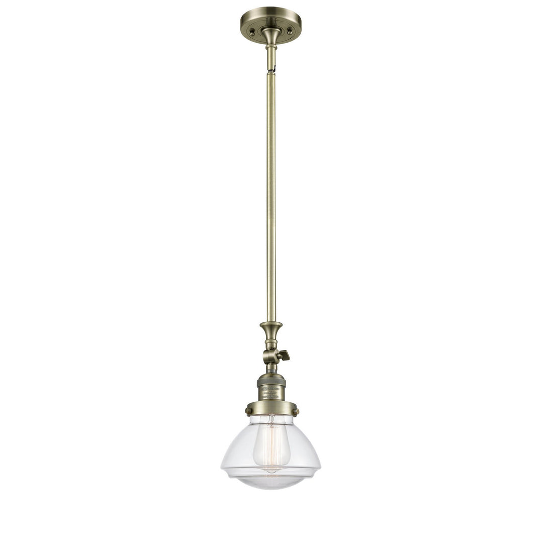 Innovations Franklin Restoration 206-AB-G322 Pendant Light - Antique Brass