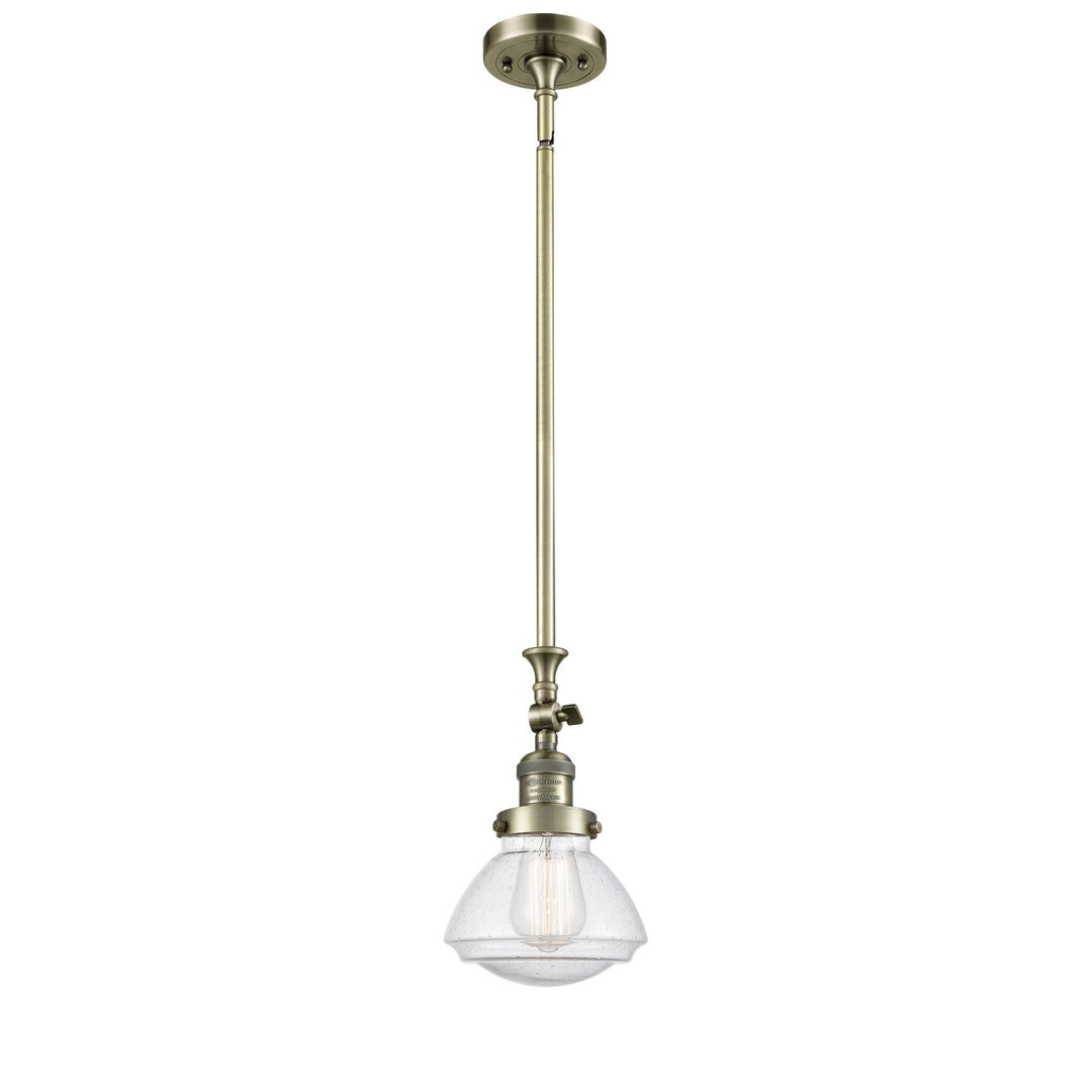 Innovations Franklin Restoration 206-AB-G324 Pendant Light - Antique Brass