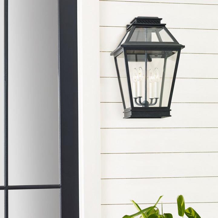 Visual Comfort Studio CO1034DWZ Falmouth Four Light Outdoor Wall Lantern Outdoor Bronze / Dark