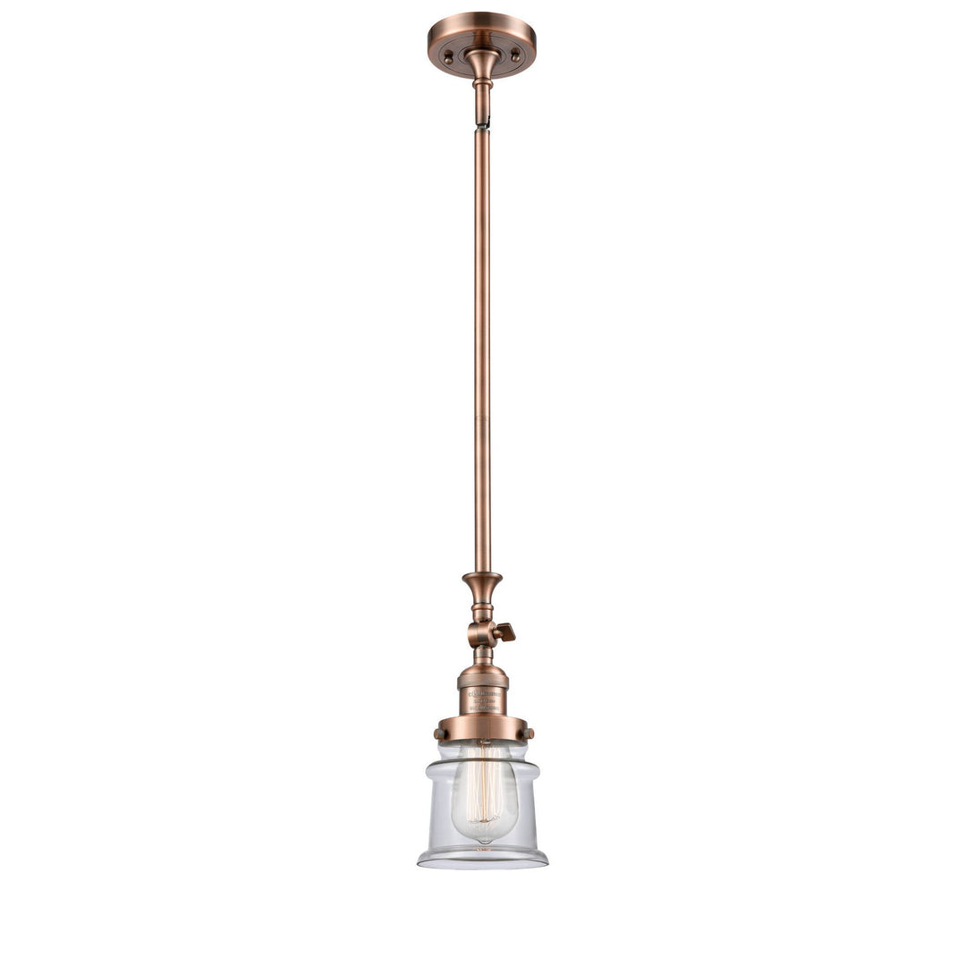 Innovations Franklin Restoration 206-AC-G182S-LED Pendant Light - Antique Copper