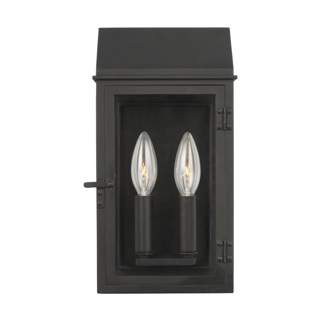 Visual Comfort Studio CO1252TXB Hingham Two Light Outdoor Wall Lantern Outdoor Black