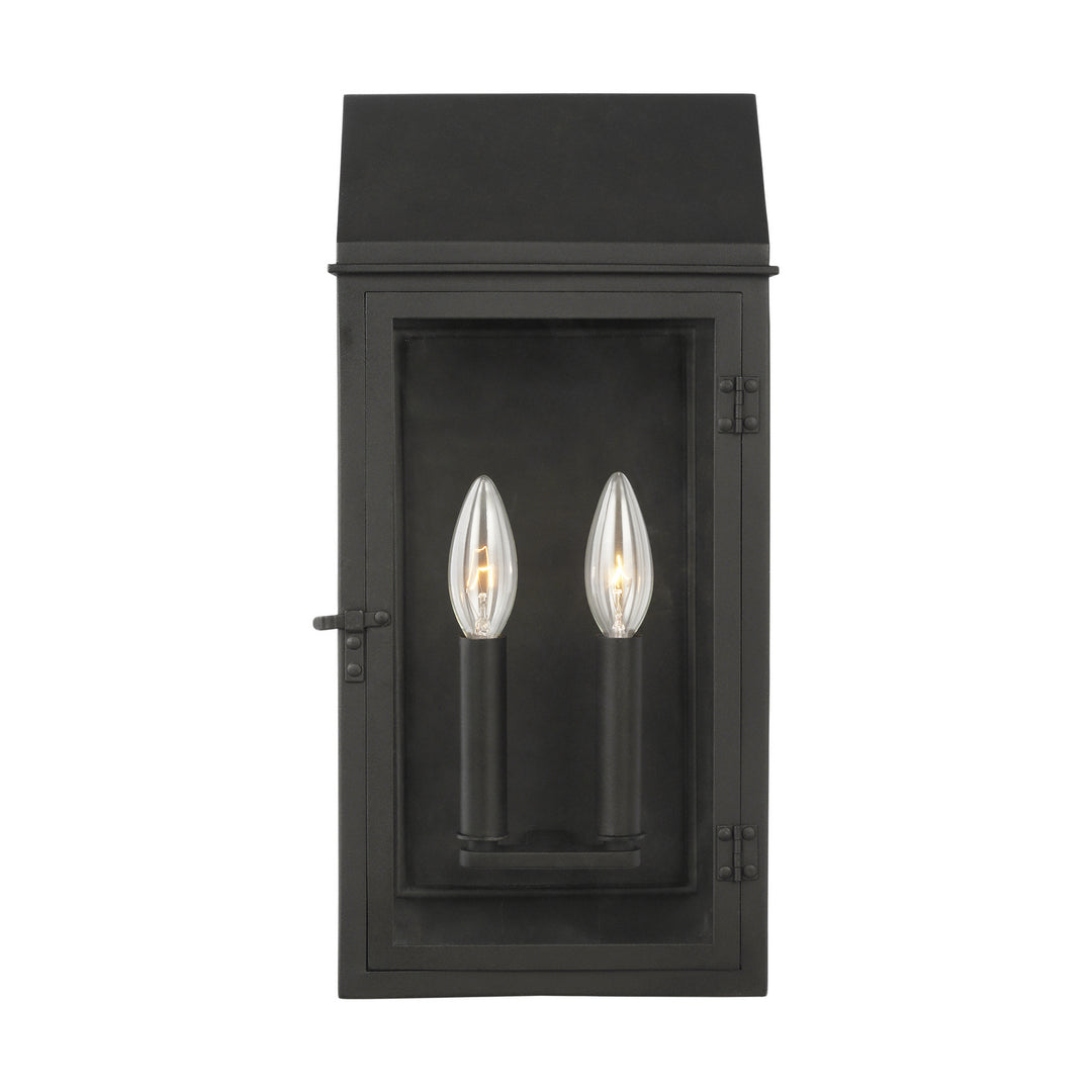Visual Comfort Studio CO1262TXB Hingham Two Light Outdoor Wall Lantern Outdoor Black