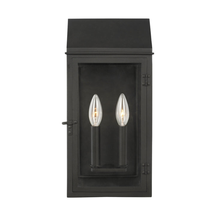 Visual Comfort Studio CO1262TXB Hingham Two Light Outdoor Wall Lantern Outdoor Black