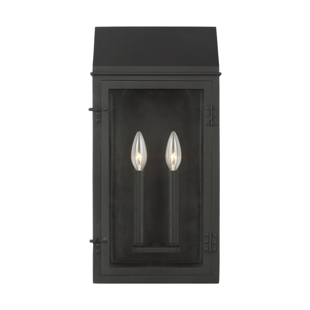 Visual Comfort Studio CO1272TXB Hingham Two Light Outdoor Wall Lantern Outdoor Black