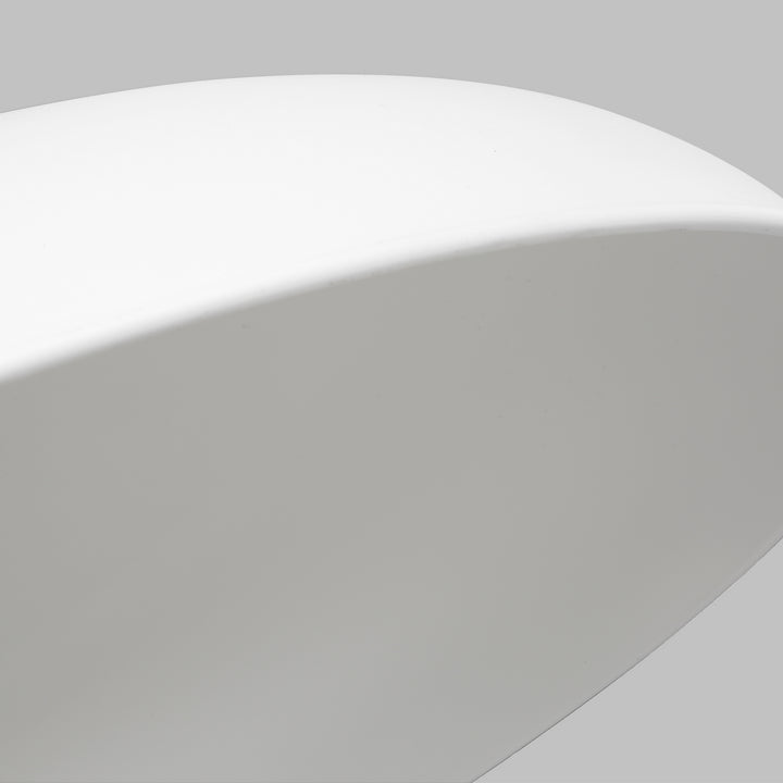 Visual Comfort Studio Wellfleet CP1111MWTPN Pendant Light - Matte White and Polished Nickel