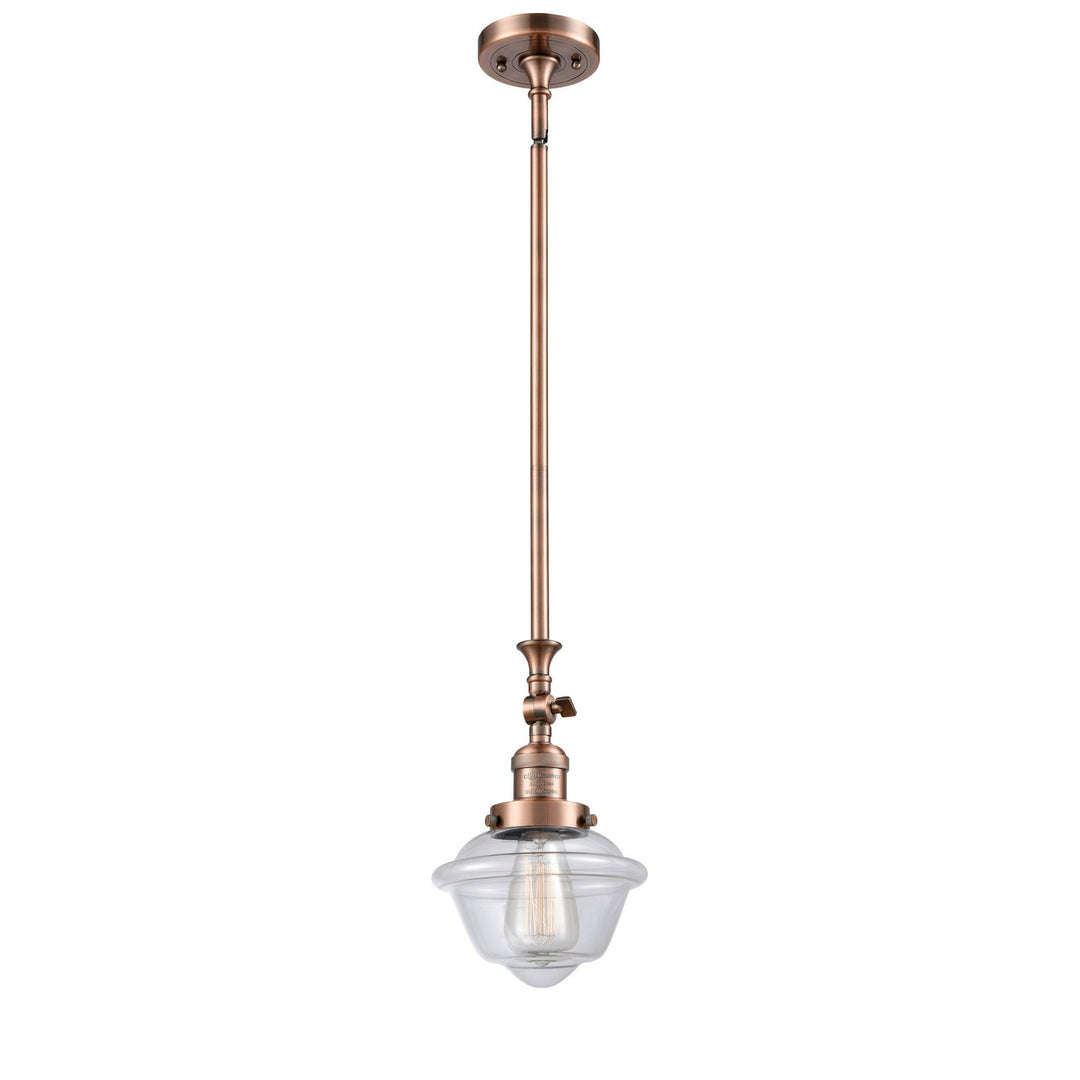 Innovations Franklin Restoration 206-AC-G532-LED Pendant Light - Antique Copper
