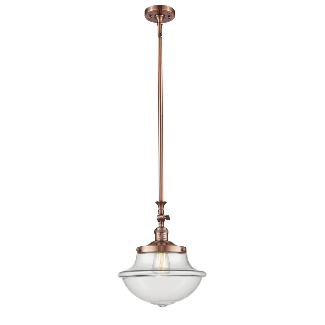 Innovations Franklin Restoration 206-AC-G542 Pendant Light - Antique Copper