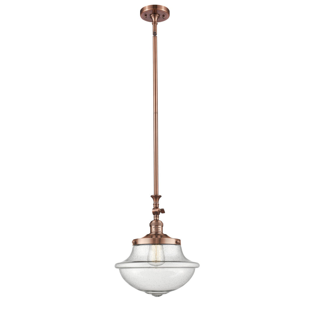 Innovations Franklin Restoration 206-AC-G544-LED Pendant Light - Antique Copper