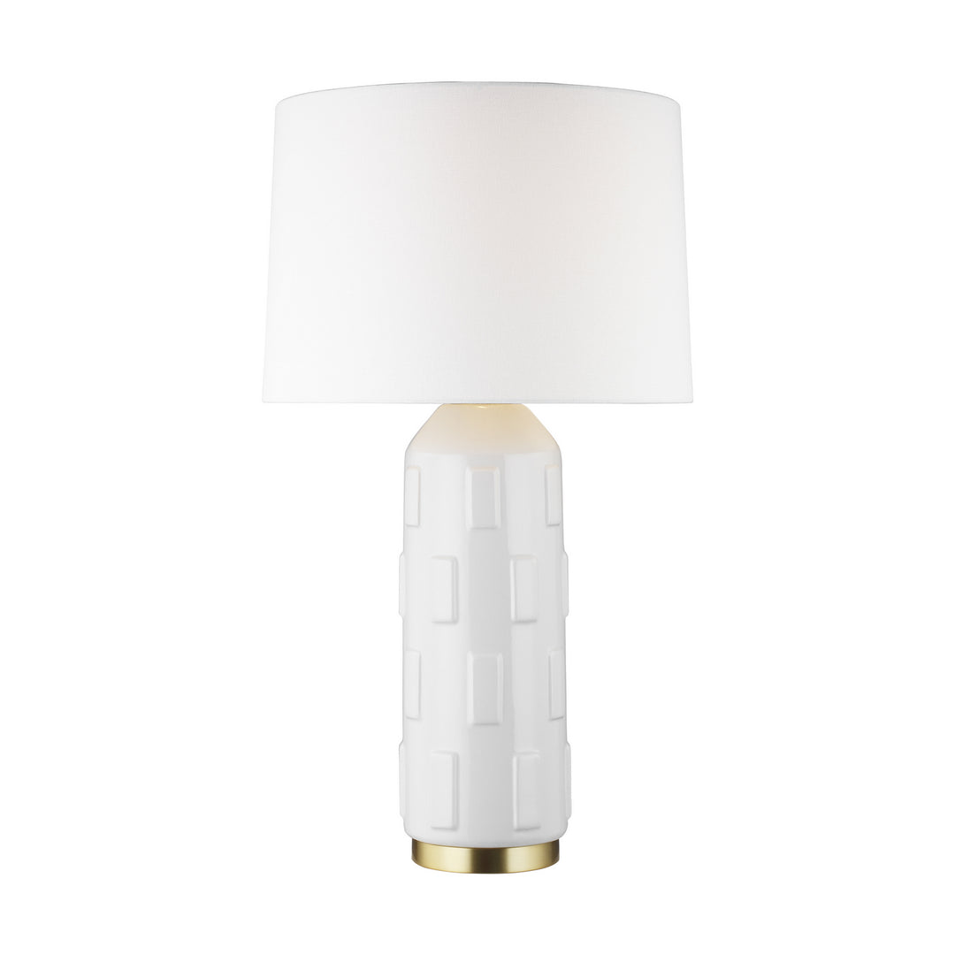 Visual Comfort Studio CT1081ARC1 Morada One Light Table Lamp Lamp White