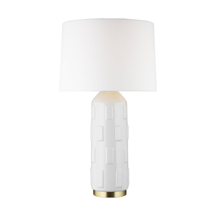 Visual Comfort Studio CT1081ARC1 Morada One Light Table Lamp Lamp White