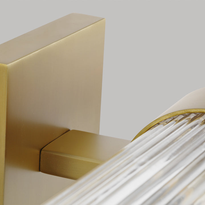 Visual Comfort Studio Geneva CV1022BBS Bath Vanity Light 5 in. wide - Burnished Brass