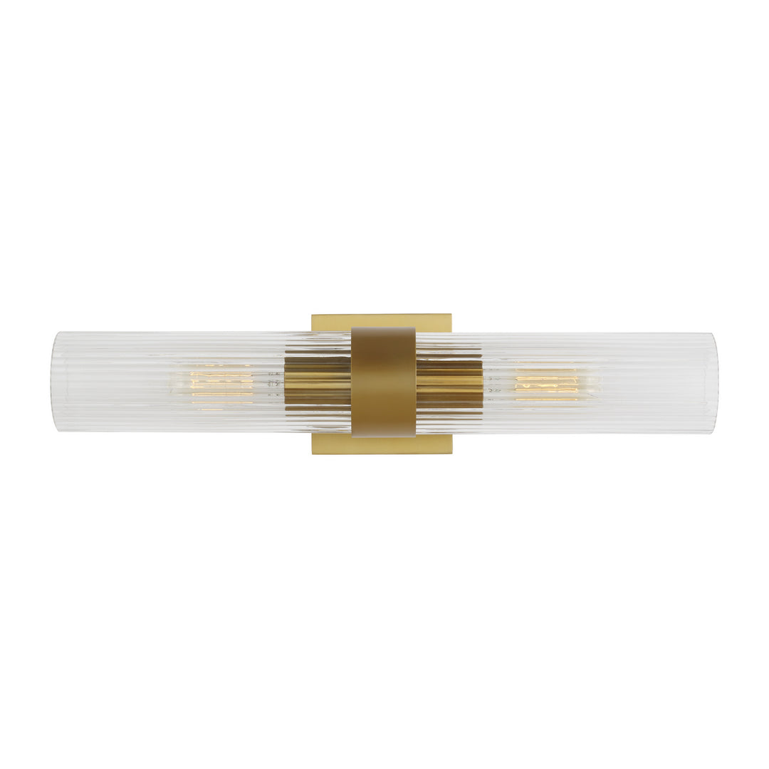 Visual Comfort Studio Geneva CV1022BBS Bath Vanity Light 5 in. wide - Burnished Brass