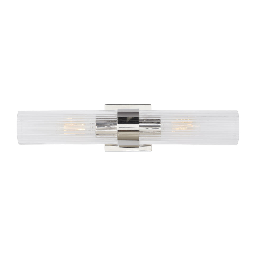 Visual Comfort Studio Geneva CV1022PN Bath Vanity Light 5 in. wide - Polished Nickel